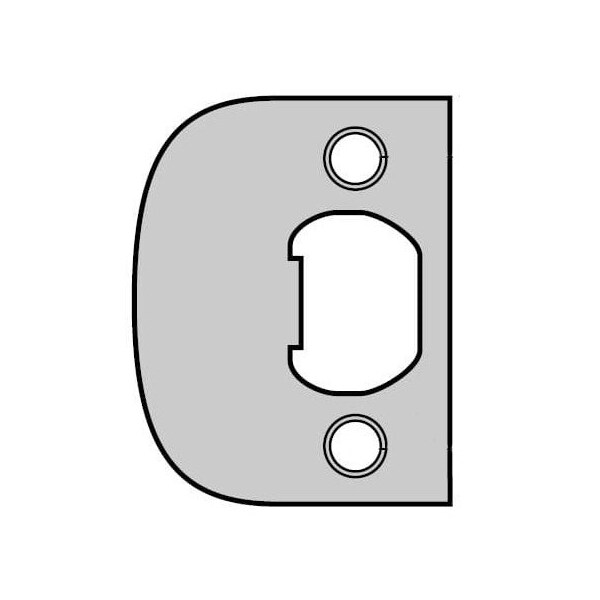 Plainlatch and Deadlatch Strike, Satin Nickel